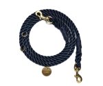 navy-rope-dog-leash-italian-solid-bronze-bolt-snaps-adjustableshop-leashesfound-my-animals-827583